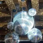 What was the first major event to use a disco ball?