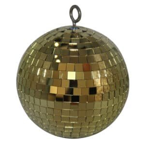 gold discotheque dj ball