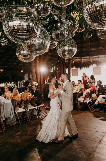 21 Creative Ways to Decorate Your Wedding With Disco Balls