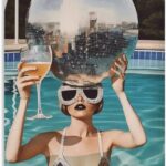 amazon com tcxmpp vintage cocktail posters blue…