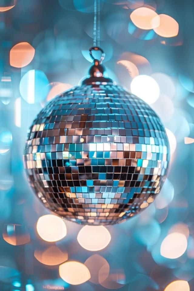 shimmer with disco ball decor ideas for parties (1)