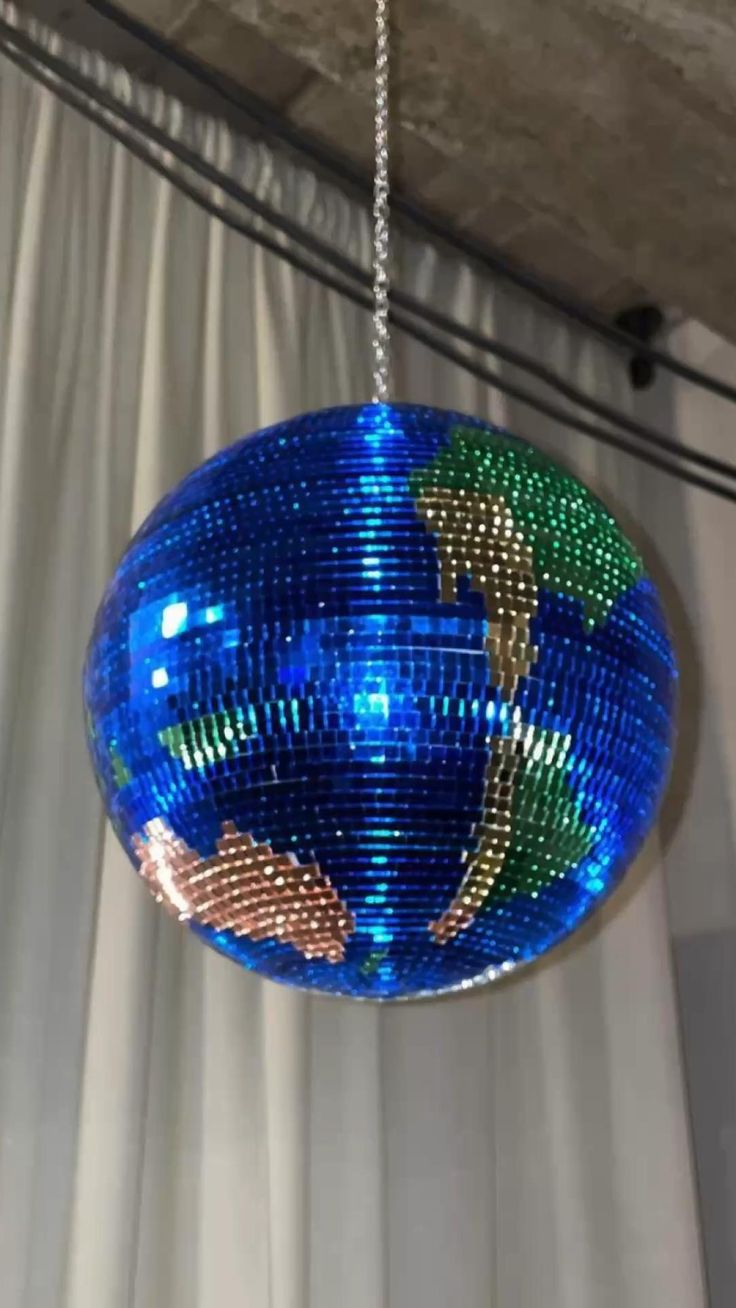 Making a Bold Statement in Small Spaces with a 40-Inch Disco Ball ...