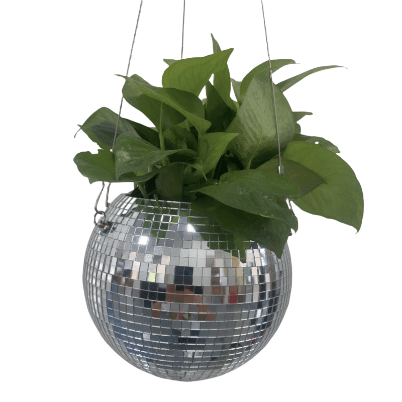 disco ball planter