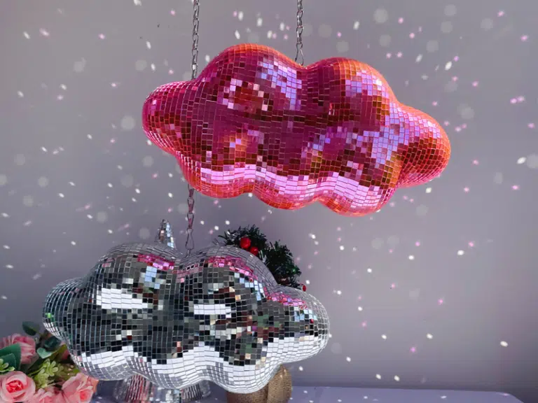 disco ball clouds