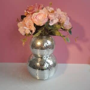 disco flower vase