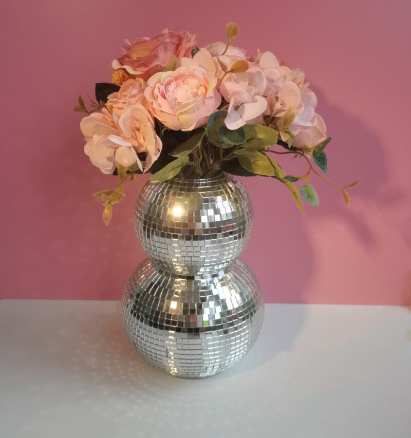 disco flower vase