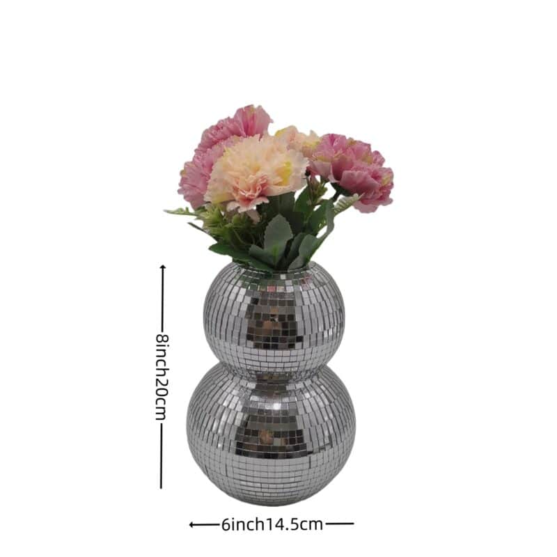 disco flower vase