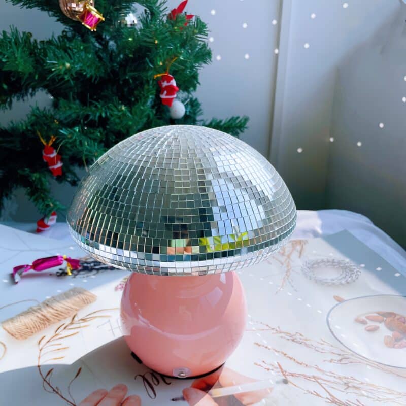 usb led disco mushroom decorative night lamp