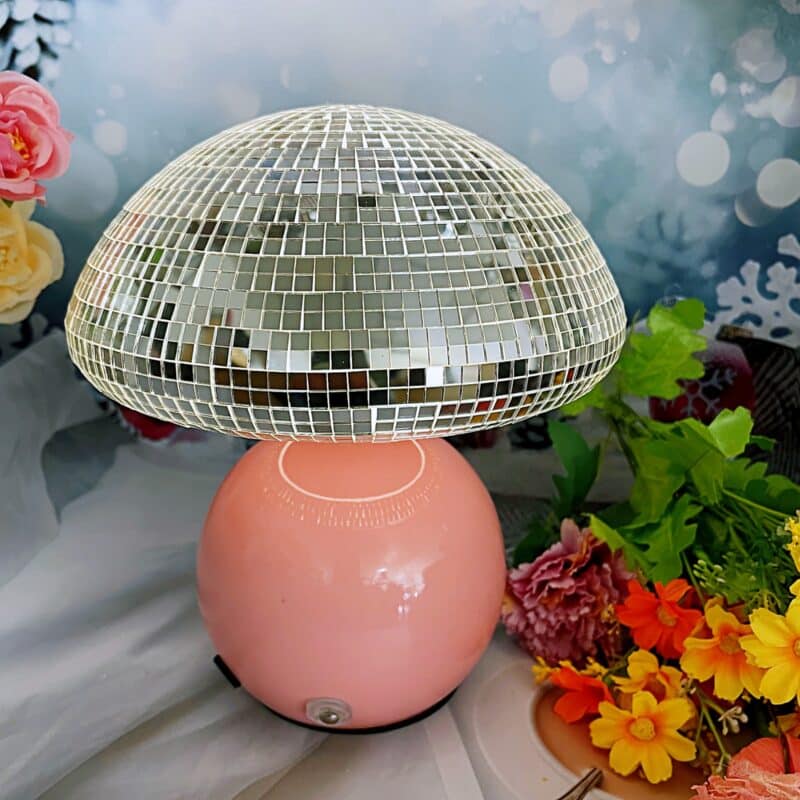 usb led disco mushroom decorative night lamp