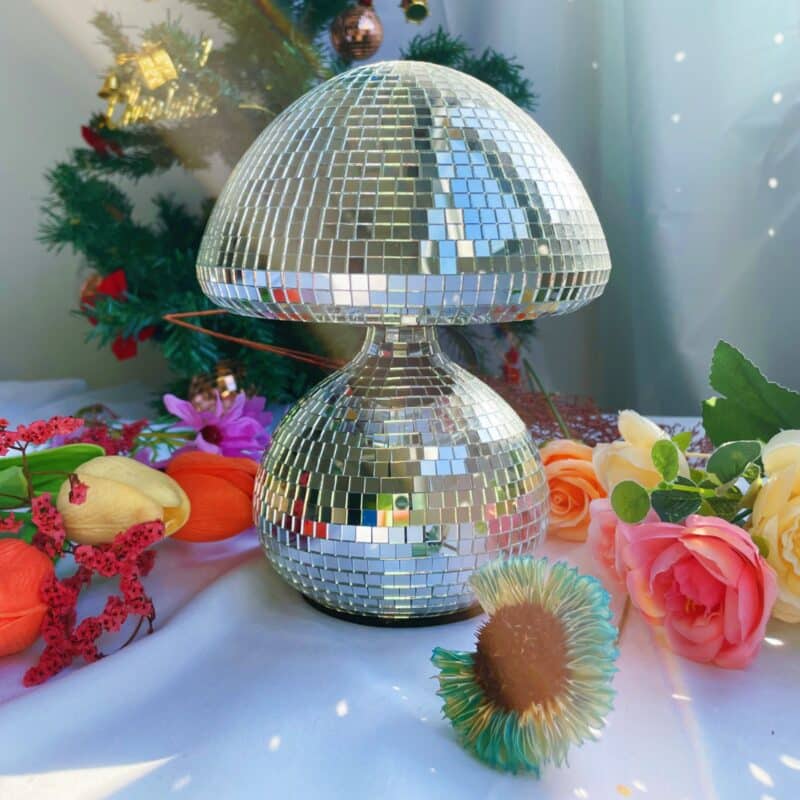 usb led disco mushroom decorative night lamp