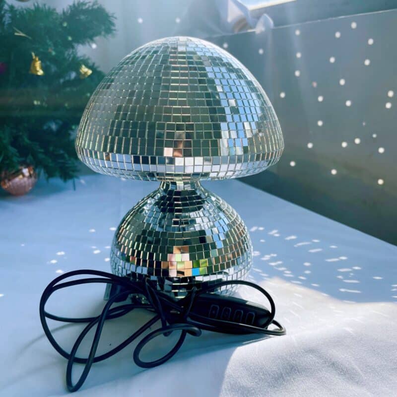 usb led disco mushroom decorative night lamp