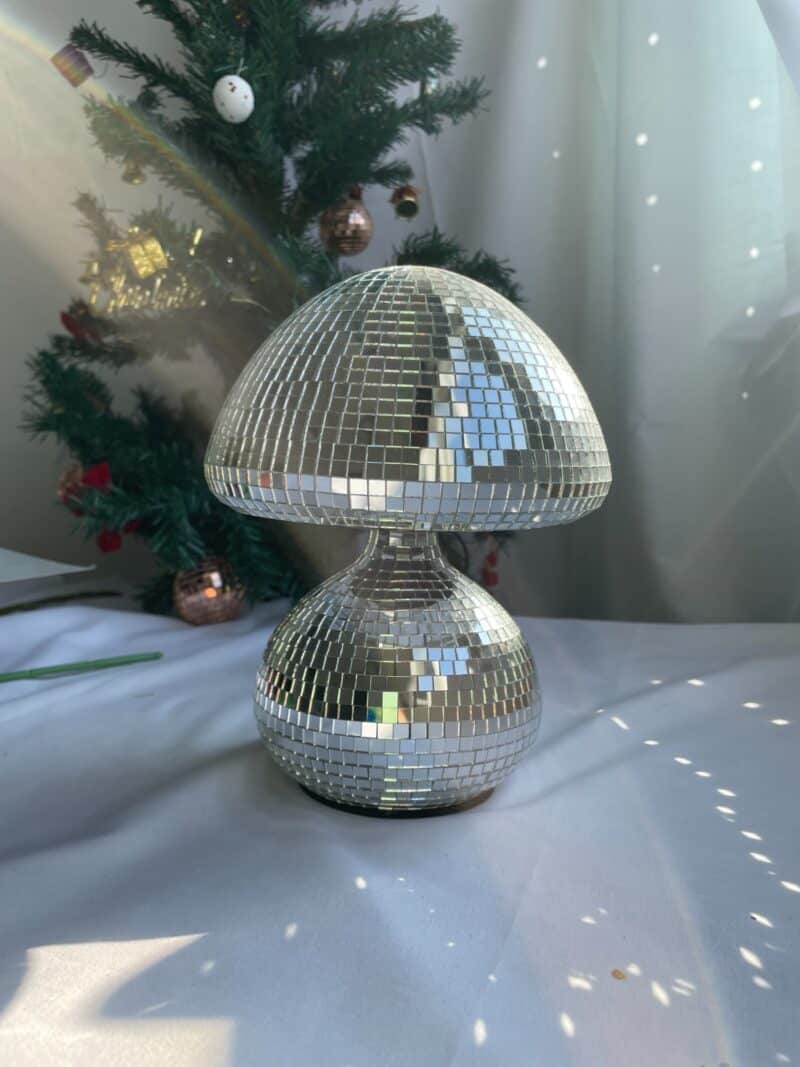 usb led disco mushroom decorative night lamp