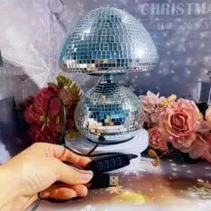 usb led disco mushroom decorative night lamp