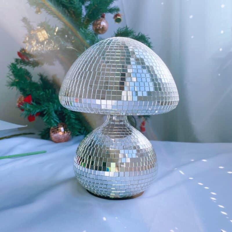 usb led disco mushroom decorative night lamp