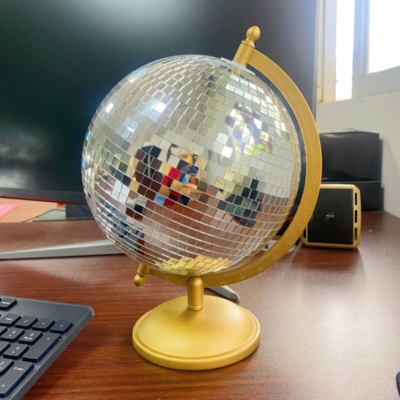 disco ball globe