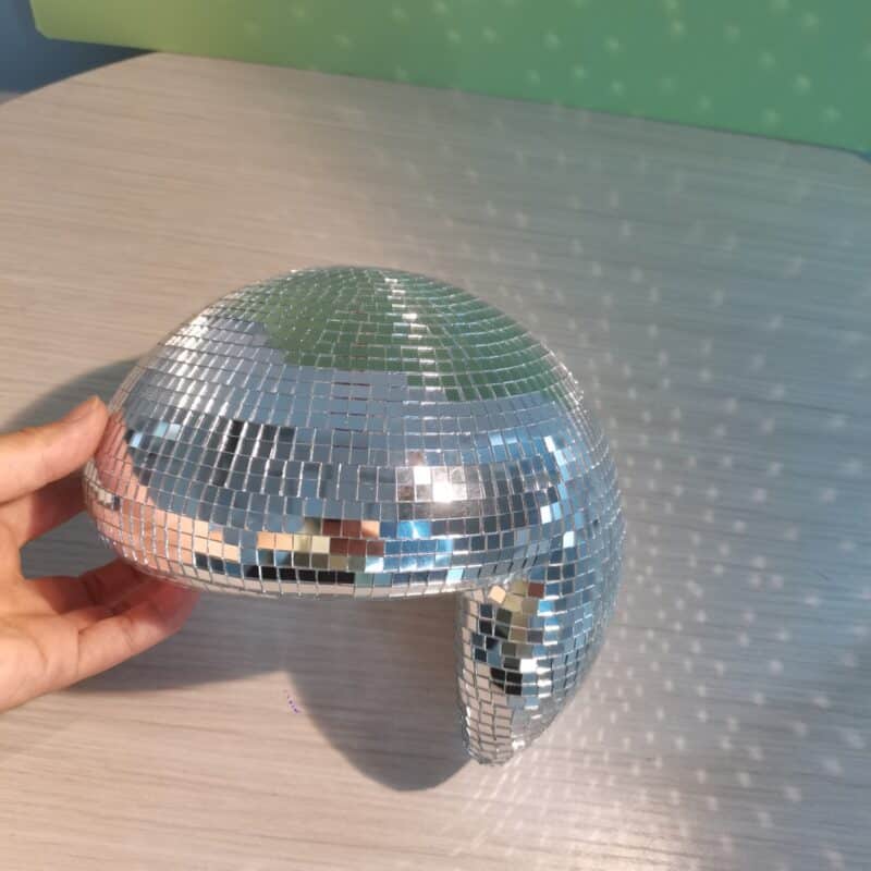 melted disco ball