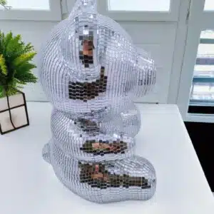 disco beer statue