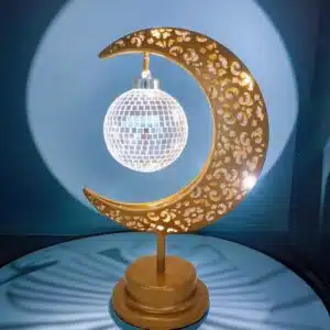 battery operated disco moon light