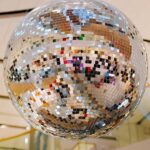 What was the first major event to use a disco ball?