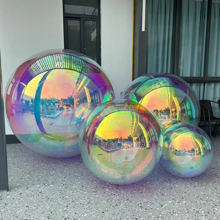 how to create a rainbow effect with a disco ball