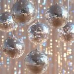 How to mix disco balls with LED string lights for a cozy effect