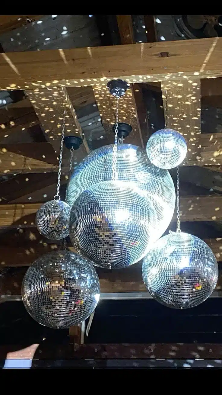 What was the first major event to use a disco ball?