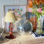 How to style a boho-inspired room with disco balls