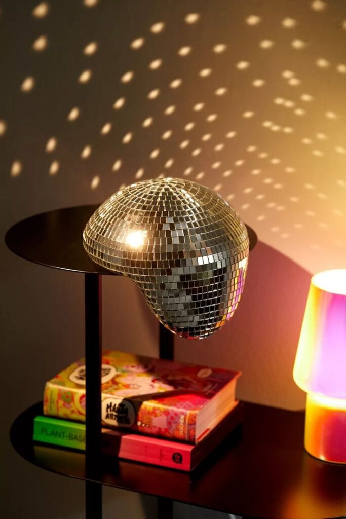 How to position a disco ball in a small apartment